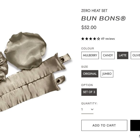 Eternal Muse Zero Heat Set Silk Bun Bons - Picture 3 of 3